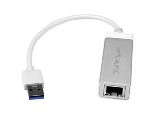 StarTech.com USB 3.0 to Gigabit Network Adapter - Silver - Sleek Aluminum Design Ideal for MacBook, Chromebook or Tablet StarTech.com USB 3.0 to Gigabit Network Adapter - Silver - Sleek Aluminum Design Ideal for MacBook, Chromebook or Tablet