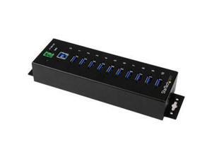 StarTech ST1030USBM 10-Port Industrial USB 3.0 Hub - ESD and Surge Protection StarTech ST1030USBM 10-Port Industrial USB 3.0 Hub - ESD and Surge Protection
