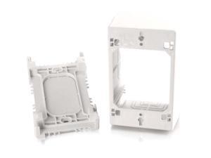 C2G Wiremold Uniduct Single Gang Extra Deep Junction Box White C2G Wiremold Uniduct Single Gang Extra Deep Junction Box White