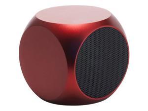 Matrix QUBE Rechargeable Red Universal Aluminum Speaker Matrix QUBE Rechargeable Red Universal Aluminum Speaker