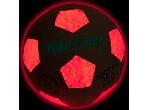 TealCo Night Sports Light-Up Soccer Ball - Standard Size & Weight, Lighted By Internal LED for Soccer Fun at Night! TealCo Night Sports Light-Up Soccer Ball - Standard Size & Weight, Lighted By Internal LED for Soccer Fun at Night!
