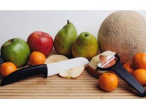 CeraSharp Ceramic Knife & Peeler Set - Super Sharp Ceramic Cutlery Knives CeraSharp Ceramic Knife & Peeler Set - Super Sharp Ceramic Cutlery Knives
