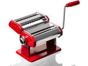 Professional Red Pasta Maker - Roller & Pasta Machine - Noodle Maker Professional Red Pasta Maker - Roller & Pasta Machine - Noodle Maker