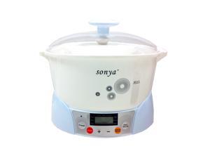Sonya Electric Ceramic Slow Stew Cooker with 3 Pots Sonya Electric Ceramic Slow Stew Cooker with 3 Pots