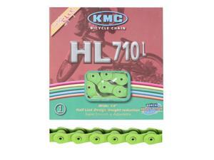 KMC Chain 1/2X1/8 Hl710 Green 1/2Link 100L KMC Chain 1/2X1/8 Hl710 Green 1/2Link 100L