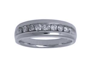 1/2 Carat Diamond Platinum 950 Men's Wedding Anniversary Ring 1/2 Carat Diamond Platinum 950 Men's Wedding Anniversary Ring
