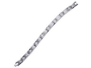 Tungsten Carbide Cubic Zirconia Mens Link Bracelet-8"" Tungsten Carbide Cubic Zirconia Mens Link Bracelet-8""