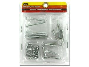 Assorted wood screws - Set of 96 (Hardware Screws) - Wholesale Assorted wood screws - Set of 96 (Hardware Screws) - Wholesale