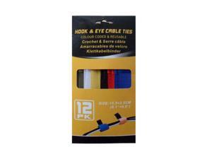Hook and loop cable ties - Set of 72 (Hardware Cable Management) - Wholesale Hook and loop cable ties - Set of 72 (Hardware Cable Management) - Wholesale