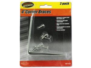 Corner Braces with Screws - Set of 96 (Hardware Braces Brackets) - Wholesale Corner Braces with Screws - Set of 96 (Hardware Braces Brackets) - Wholesale