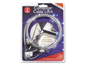 Computer cable lock - Set of 12 (Tools Locks) - Wholesale Computer cable lock - Set of 12 (Tools Locks) - Wholesale