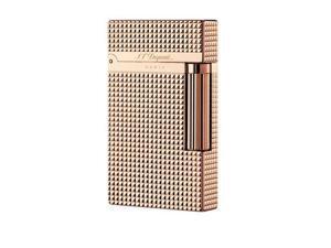 Rose Gold S.T Memorial Dupont lighter Bright Sound Grid in box Rose Gold S.T Memorial Dupont lighter Bright Sound Grid in box