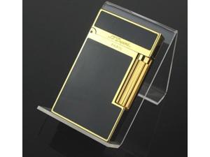 Gold S.T Memorial Dupont lighter Bright Sound Grid in box Gold S.T Memorial Dupont lighter Bright Sound Grid in box