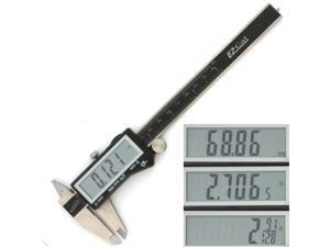 Electronic Digital Caliper 0-6" Display Inch/Metric/Fractions IP54 Electronic Digital Caliper 0-6" Display Inch/Metric/Fractions IP54