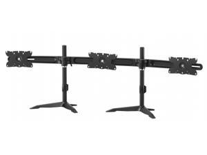 Triple Monitor Mount Stand for up to 32 inch Monitors. Also ideal for 26, 27, 28, 29, 30 and 32 inch monitors. Triple Monitor Mount Stand for up to 32 inch Monitors. Also ideal for 26, 27, 28, 29, 30 and 32 inch monitors.