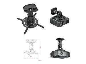 AMER Projector Mount - Universal Ceiling Bracket LCD DLP Tilt 360° Swivel 30lbs (Black) AMER Projector Mount - Universal Ceiling Bracket LCD DLP Tilt 360° Swivel 30lbs (Black)