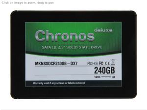 Mushkin MKNSSDCR240GB-DX7 SOLID STATE DRIVE Chronos Deluxe SATA III 6Gbps 240GB Mushkin MKNSSDCR240GB-DX7 SOLID STATE DRIVE Chronos Deluxe SATA III 6Gbps 240GB