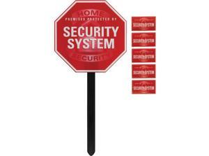 GE 45400 Security Yardstake Sign with Window Stickers GE 45400 Security Yardstake Sign with Window Stickers