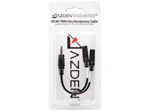 AZDEN HX-Mi i-Coustics(TM) HX-Mi TRRS Microphone/Headphone Interface Cable for Smartphones & Tablets AZDEN HX-Mi i-Coustics(TM) HX-Mi TRRS Microphone/Headphone Interface Cable for Smartphones & Tablets