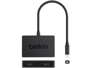 BELKIN F2CD059 Mini DisplayPort to 2X HDMI Female Splitter Dongle BELKIN F2CD059 Mini DisplayPort to 2X HDMI Female Splitter Dongle