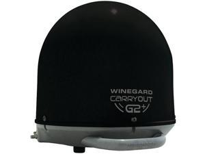 WINEGARD GM-6035 Carryout(R) G2+ Automatic Portable Satellite TV Antenna with Power Inserter (Black) WINEGARD GM-6035 Carryout(R) G2+ Automatic Portable Satellite TV Antenna with Power Inserter (Black)