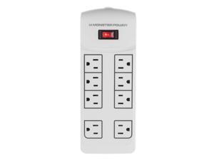 MONSTER 121885-00 4' 8 Outlets 1080 Joules Surge Suppressor MONSTER 121885-00 4' 8 Outlets 1080 Joules Surge Suppressor