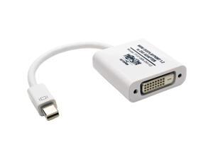 Tripp Lite Keyspan Mini DisplayPort to DVI Active Cable Adapter, MDP 1.2, Converter for MDP to DVI (M/F), 6-in. (P137-06N-DVI-V2) Tripp Lite Keyspan Mini DisplayPort to DVI Active Cable Adapter, MDP 1.2, Converter for MDP to DVI (M/F), 6-in. (P137-06N-DVI-V2)