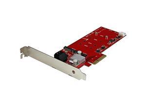 StarTech PEXM2SAT3422 M.2 SATA (NGFF) SATA 1 - PCI Express x4 Male 2x M.2 NGFF SSD RAID Controller Card plus 2x SATA III Ports - PCIe StarTech PEXM2SAT3422 M.2 SATA (NGFF) SATA 1 - PCI Express x4 Male 2x M.2 NGFF SSD RAID Controller Card plus 2x SATA III Ports - PCIe