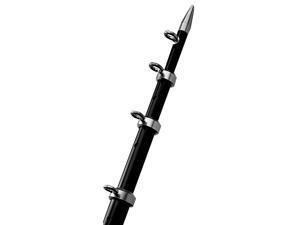 TACO 8' BLACK/SILVER 1 1/8" CENTER RIGGER POLE TACO 8' BLACK/SILVER 1 1/8" CENTER RIGGER POLE