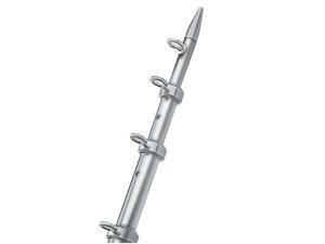 TACO 12' SILVER/SILVER 1 1/8" CENTER RIGGER POLE TACO 12' SILVER/SILVER 1 1/8" CENTER RIGGER POLE