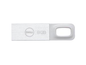 Dell 8 GB USB Flash Thumb Drive - USB 2.0 - Metal Casing - White Dell 8 GB USB Flash Thumb Drive - USB 2.0 - Metal Casing - White