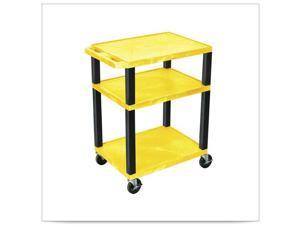 Yellow 18D x 24W x 34H Tuffy Cart with Electric and Black Leg Yellow 18D x 24W x 34H Tuffy Cart with Electric and Black Leg