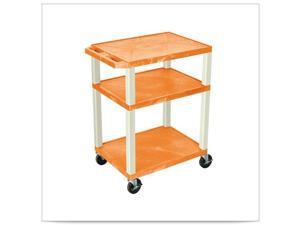 Orange 18D x 24W x 34H Tuffy Cart with Electric and Putty Leg Orange 18D x 24W x 34H Tuffy Cart with Electric and Putty Leg