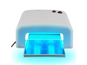 TKOOFN 110V-120V 36W UV Lamp 4 Tube Bulbs Nail Dryer Ideal for Beauty Salon and Household, White TKOOFN 110V-120V 36W UV Lamp 4 Tube Bulbs Nail Dryer Ideal for Beauty Salon and Household, White