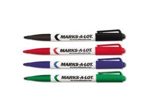 Pen Style Dry Erase Markers Bullet Tip Assorted 4/Set Pen Style Dry Erase Markers Bullet Tip Assorted 4/Set