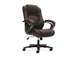 VL402 Series Executive High-Back Chair Brown Vinyl VL402 Series Executive High-Back Chair Brown Vinyl