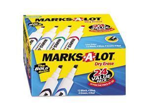 Desk Style Dry Erase Marker Chisel Tip Assorted 24/Pack Desk Style Dry Erase Marker Chisel Tip Assorted 24/Pack