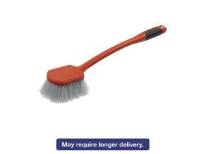 Long Utility Brush, 5" Brush, 13" Handle, 2" Bristles,Orange/Gray,3/Box,2 Box/Ct BUT262137 Long Utility Brush, 5" Brush, 13" Handle, 2" Bristles,Orange/Gray,3/Box,2 Box/Ct BUT262137