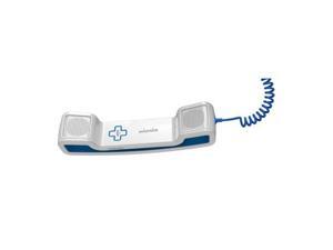 Swissvoice ePure CH05-BL Corded Handset for Smartphones, White/Blue #CH05 - BL Swissvoice ePure CH05-BL Corded Handset for Smartphones, White/Blue #CH05 - BL