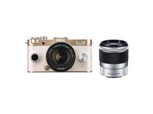 PENTAX QS-1 Mirrorless Digital Camera with 5-15mm & 15-45mm Lenses - Gold #06248 PENTAX QS-1 Mirrorless Digital Camera with 5-15mm & 15-45mm Lenses - Gold #06248