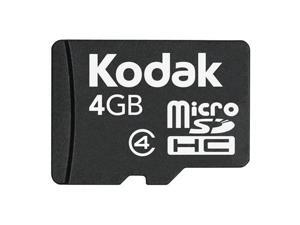 Kodak 4GB microSD Class 4 Memory Card for Camera Phones #KSDMI4GBPSBNAA Kodak 4GB microSD Class 4 Memory Card for Camera Phones #KSDMI4GBPSBNAA
