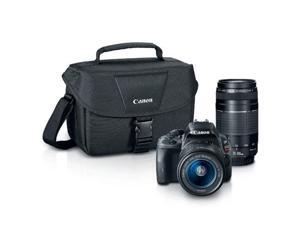 Canon Rebel SL1 8575B055 Black 18.0 MP Digital SLR Camera with 18-55mm and 75-300mm Lenses Canon Rebel SL1 8575B055 Black 18.0 MP Digital SLR Camera with 18-55mm and 75-300mm Lenses