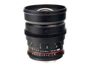 Bower 24mm T/1.5 Wide-Angle Digital Cine Lens for Sony E-Mount Digital Cameras Bower 24mm T/1.5 Wide-Angle Digital Cine Lens for Sony E-Mount Digital Cameras