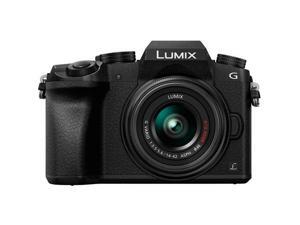 Panasonic Lumix DMC-G7 Mirrorless Digital Camera with 14-42mm Lens, Black Panasonic Lumix DMC-G7 Mirrorless Digital Camera with 14-42mm Lens, Black