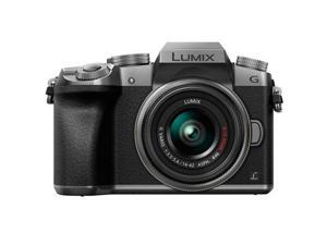 Panasonic Lumix DMC-G7 Mirrorless Digital Camera with 14-42mm Lens, Silver Panasonic Lumix DMC-G7 Mirrorless Digital Camera with 14-42mm Lens, Silver
