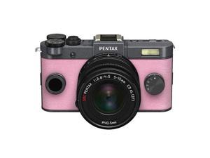 PENTAX Q-S1 Mirrorless Digital Camera w/5-15mm Lens - Gunmetal/Pale Pink #06943 PENTAX Q-S1 Mirrorless Digital Camera w/5-15mm Lens - Gunmetal/Pale Pink #06943