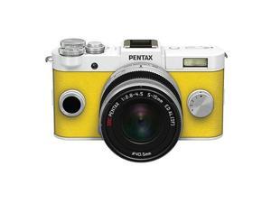 PENTAX Q-S1 Mirrorless Digital Camera w/5-15mm Lens - White/Yellow #06946 PENTAX Q-S1 Mirrorless Digital Camera w/5-15mm Lens - White/Yellow #06946