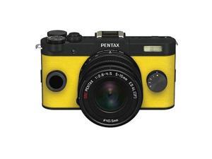 PENTAX Q-S1 Mirrorless Digital Camera w/5-15mm Lens - Black/Yellow #06909 PENTAX Q-S1 Mirrorless Digital Camera w/5-15mm Lens - Black/Yellow #06909