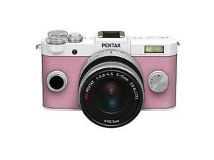 PENTAX Q-S1 Mirrorless Digital Camera w/5-15mm Lens - White/Pink #06952 PENTAX Q-S1 Mirrorless Digital Camera w/5-15mm Lens - White/Pink #06952