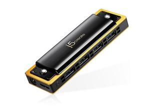 J5 Create JUH345BE Harmonica USB 3.0 4-Port Hub for Mac and Windows, Black J5 Create JUH345BE Harmonica USB 3.0 4-Port Hub for Mac and Windows, Black